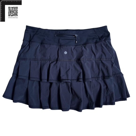 Lululemon (8 - EUC) Black Pace Setter Skirt - Picture 11 of 11